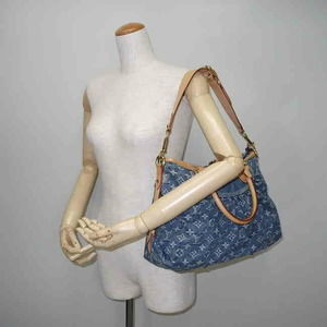 Louis Vuitton 2WAY Bag Denim Shoulder Neo Blue cabby Monogram